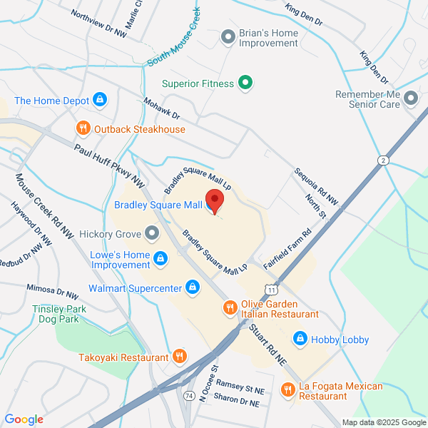 Map of the area